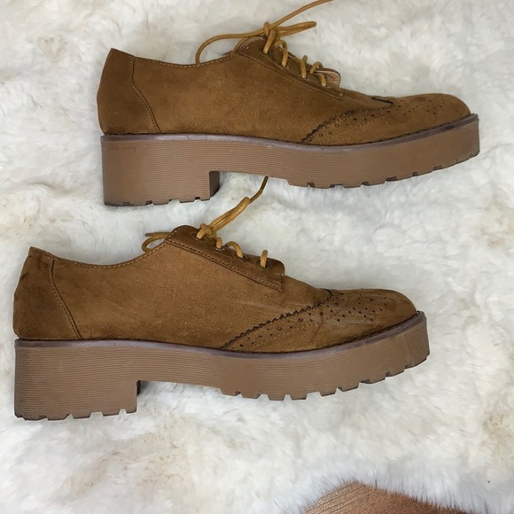 Zapshop Oxford Lace Up Platform Shoes - Picture 3 of 10